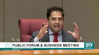 CLT City Council 7/22 - Racism Proclamation - Council Member Tariq Bokhari Dissenting view