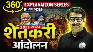 Shetkari Andolan 2021-24 | Farmer Protest Complete Information | Current Issue for MPSC Exam Part-1