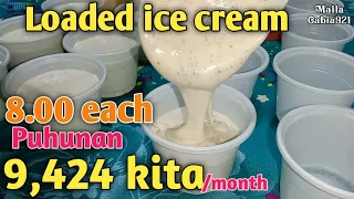 HOW TO MAKE "LOADED ICE CREAM IN A CUP FOR BUSINESS?/MAILA #pangnegosyo