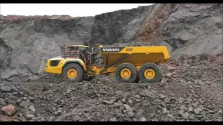 Volvo A60H articulated hauler: Operate comfortably