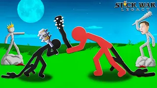 NẾU SLENDERMAN SẢN XUẤT NGƯỜI QUE KHỔNG LỒ TRONG STICK WAR LEGACY | Thử Thách SlenderMan