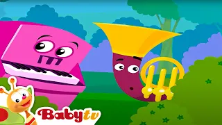Sing, dance 🕺🏻​💃🏼​​ with the Jammers and the French Horn! 🎶 Musical Instruments for Kids @BabyTV