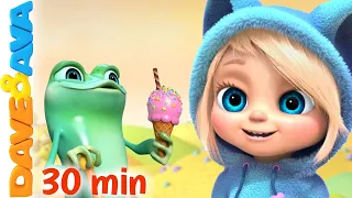 🤩 The Ice Cream Song, Humpty Dumpty | Baby Songs | Kids Songs & Nursery Rhymes by Dave and Ava 🤩