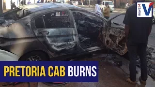 Pretoria cab drivers assaulted, vehicle set alight