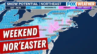 Biggest Snowstorm In Nearly 2 Years, A Nor'easter, Targets East Coast, I-95 Corridor