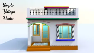 15*20 House Plan🏡 || Simple Village House || Low Cost House Plan