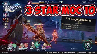 3 Star Clear Memory of Chaos 10 - E1S1 Blade E0S1 Seele - MoC Version 1.2