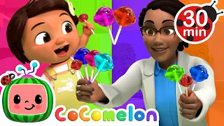 Rainbow Color Lollipops at the Doctor Checkup | CoComelon Nursery Rhymes & Kids Songs