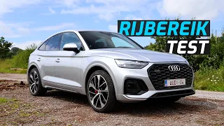 AUDI Q5 SPORTBACK 55 TFSI e QUATTRO COMPETITION - RIJBEREIK TEST (autosnelweg en stad)