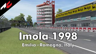 F1 1998 - ROUND 04 - Imola【Assetto Corsa Track Mod】