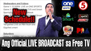 PBA New Live Games Schedule