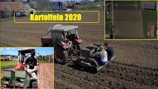 Farm Vlog #113 Kartoffeln pflanzen mit bewährter Technik !  (Fun/Friends/Sound/Potato Planting)