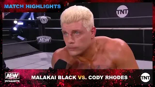 Malakai Black and Cody Rhodes Finally Face Off in the Ring