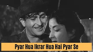 Pyar Hua Ikrar Hua Hai Pyar Se | Shree 420 | Manna Dey | Lata Mangeshkar | Raj Kapoor Nargis song