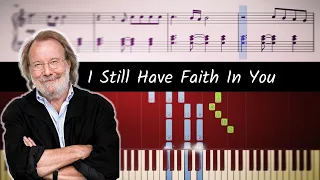 ABBA - I Still Have Faith In You - ACCURATE Piano Tutorial