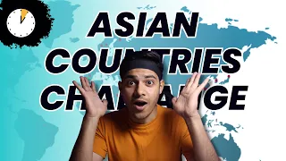 Can I guess all 49 Asian countries in 5 minutes? 🧐