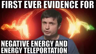 Experimental Evidence for Quantum Teleportation of Energy and Negative Energy