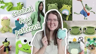 45 Frog Crochet Projects Ideas with Free Patterns! Easy froggy plushies, room decor and more!