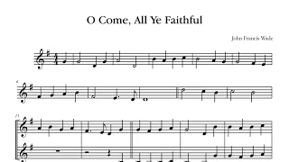 O Come, All Ye Faithful | Unadorned Trumpet Carol