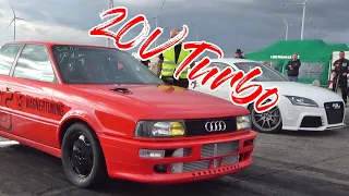 Audi 90 20V Turbo personal best acceleration 8.83@257kmh