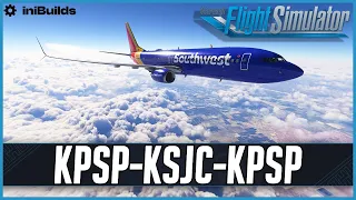 MSFS LIVE | Real World Southwest OPS | Frame Gen Mod | Pilotedge ATC | iniBuilds Palm Springs (KPSP)