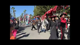 Hollywood Forever Dia de Muertos 2023 dance procession by Mary Cummins