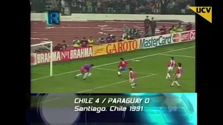 📺 Chile vs Paraguay 📌 Año 1991 - Copa America