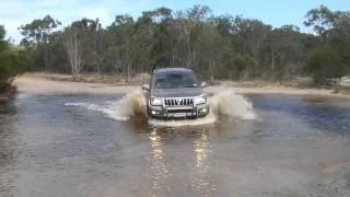Toyota Prado 4X4 water crossing