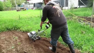 Our New Earthwise Electric Rototiller