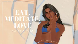 a dinner party | eat, meditate, love: a let's play series (ep 2) | the sims 4