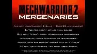 Mechwarrior 2 Mercenaries - Game Trailer (1996)