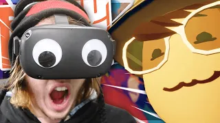 KreekCraft Plays REC ROOM in VR MODE..