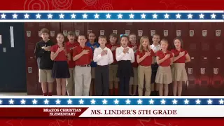 Daily Pledge Brazos Christian School-Ms. Linder