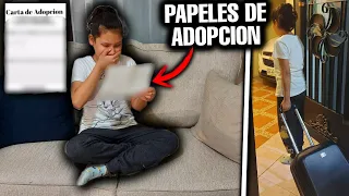 MI *HERMANA ES ADOPTADA* Y LLEGA SU MAMÁ POR ELLA ENFRENTE DE NOSOTROS 😱BROMA PESADA