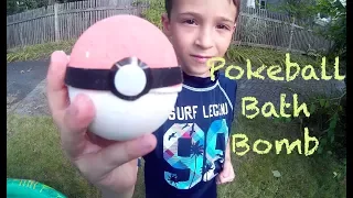 What do Pokeball Bath Bombs do underwater in the Pool? Which Pokemon is inside?