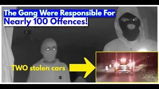 Police CHASE Cowardly BURGLARS Who Had Just Stolen Two Cars!