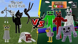 Garten of Banban VS Trevor Henderson Creatures [Minecraft PE]