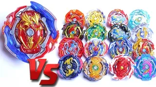 UNION ACHILLES vs ALL GT BEYS | Beyblade Burst GT ベイブレードバーストガチンコ