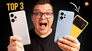 OS MELHORES! 3 celulares da XIAOMI para COMPRAR hoje! 2023