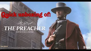 Sideshow collectibles 1/6 scale “Pale rider” the preacher unboxing