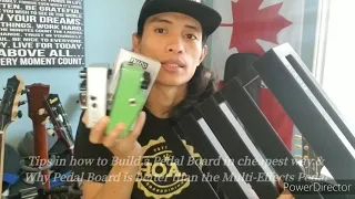 Tips How to Build a Pedal Board in cheapest way & Why Pedal Board is better than Multi-Effects Pedal