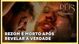 NOVELA REIS: Rezom é morto após revelar toda verdade a Salomão