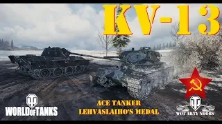 KV-13 - Ace Tanker & Lehvaslaiho's Medal