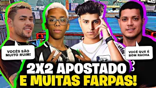 2X2 APOSTADO! BOCA E RACHA CHAMARAM NOBRU DE RUIM E DESAFIARAM PRA REVANCHE! FT. CEROL!