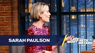 Sarah Paulson Got Freaked Out by a Pilot Whispering Her Name