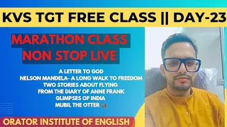 Day-23 |Free KVS TGT English Class |Marathon for Class X Chapters| Class 10 English Chapters for KVS