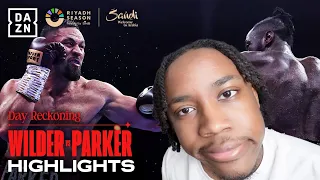 STUNNER | Deontay Wilder vs. Joseph Parker Fight Highlights | Reaction Video 😱