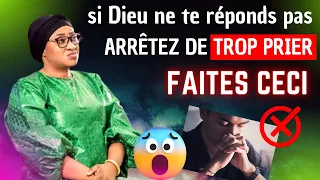 Arreter de trop prier, Pasteur Joelle KABASELE