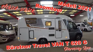 Geniales Wohnmobil Bürstner Travel VAN T 620 G Einzelbetten,Klappbad,Garage😍Unsere Roomtour + Fazit😍