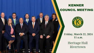 Council Meeting March 22, 2024